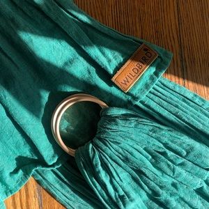 Wild bird linen ring sling